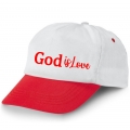 Sapca doua culori, God is Love